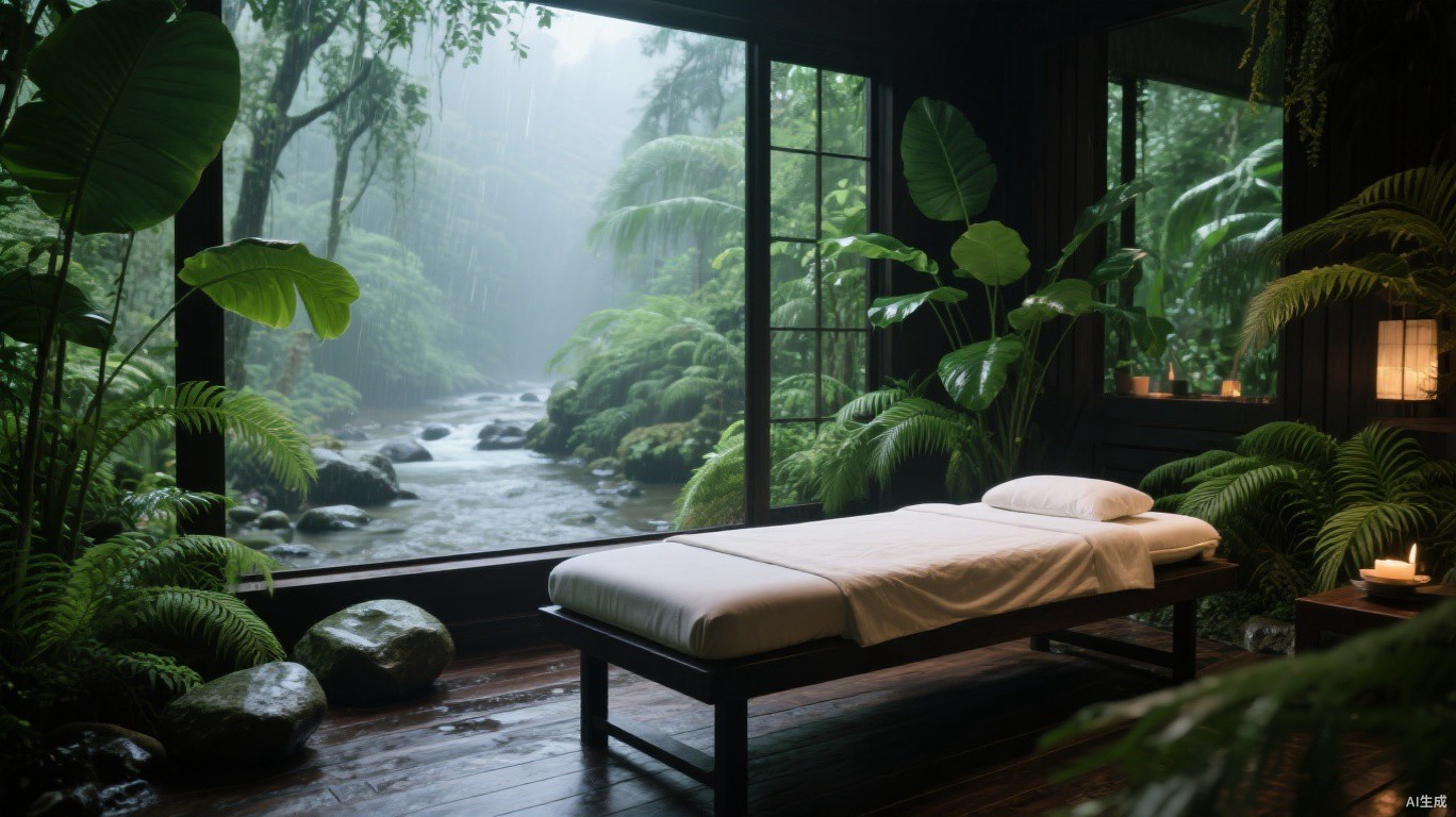 溪景雨林包间